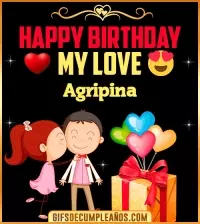 GIF Happy Birthday Love Kiss gif Agripina
